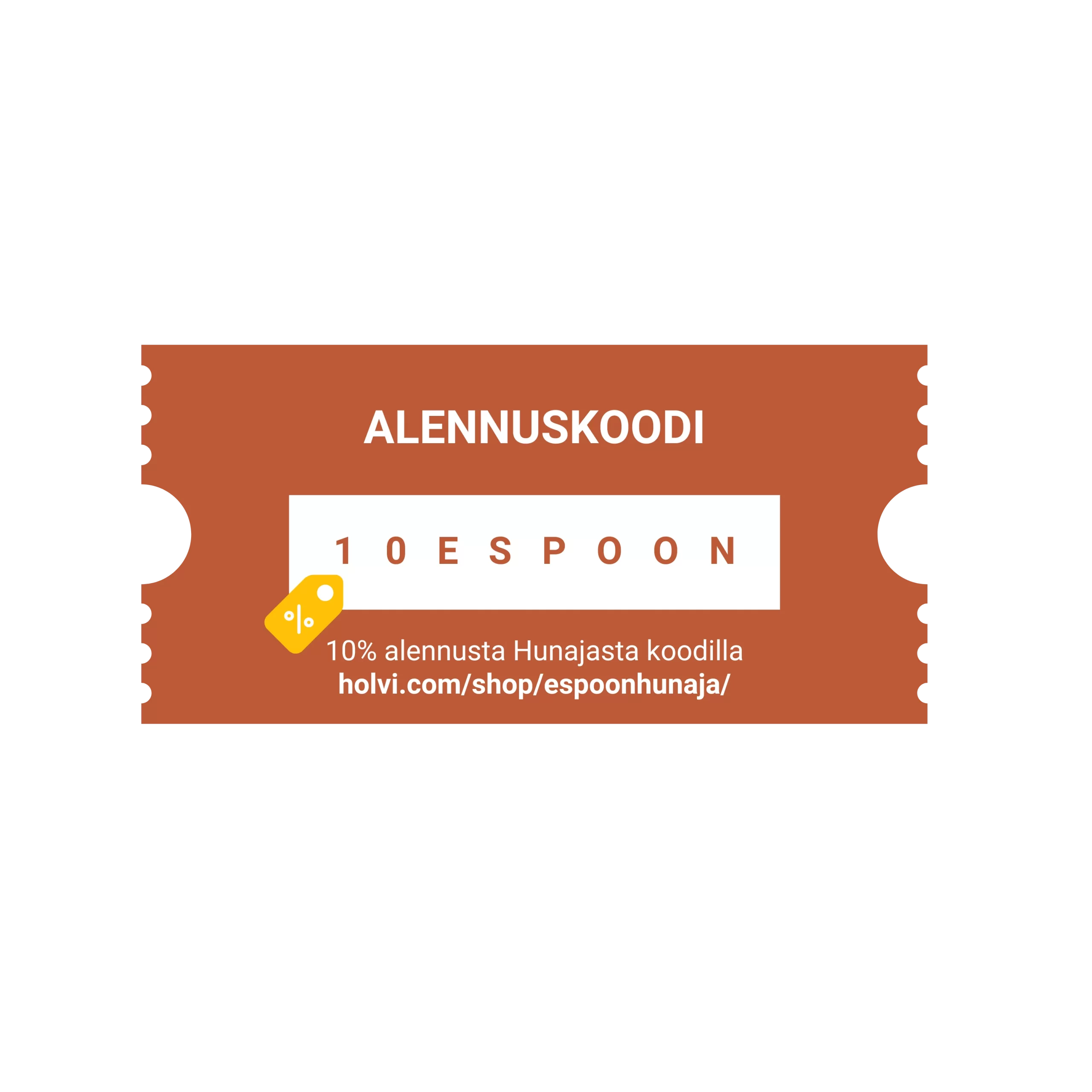 Alennuskoodi - 10ESPOON