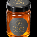 Alt text: Stadin Hunaja 150 g lasipurkissa